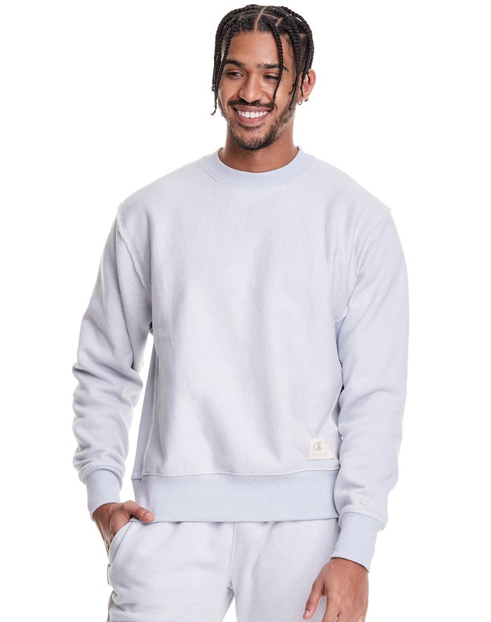 Champion Herre Sweatshirt Grå - Natural State Reverse Weave Crew - Danmark ZOP-068971